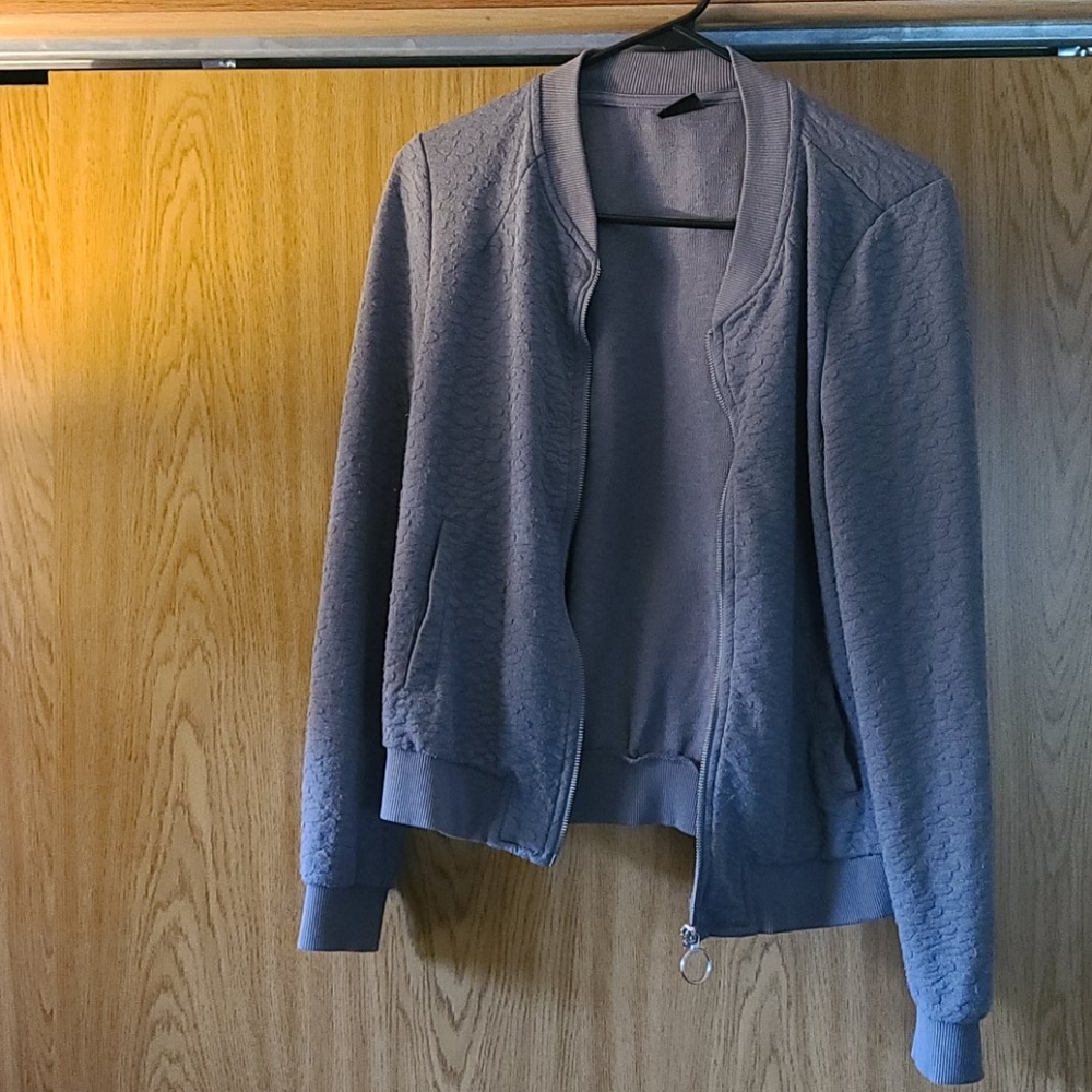 Gray Zip up jacket